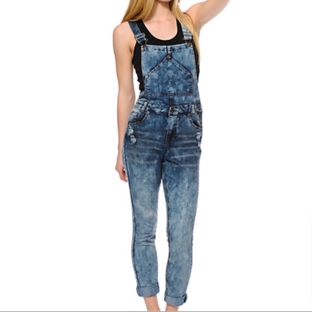 Highway Denim Jean Overalls Sz 7